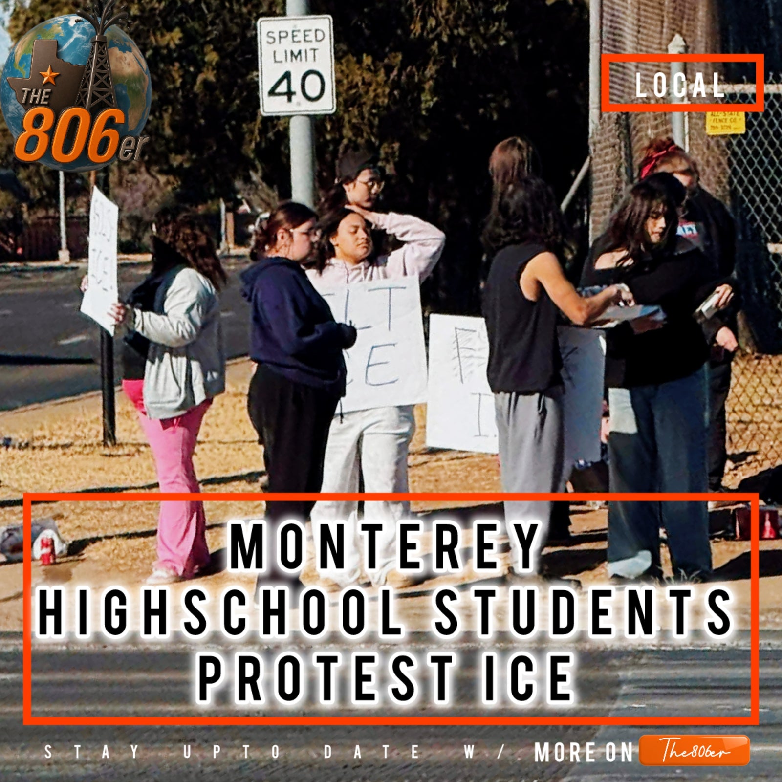 Monterey High School Students Hold Protest Addressing ICE Policies