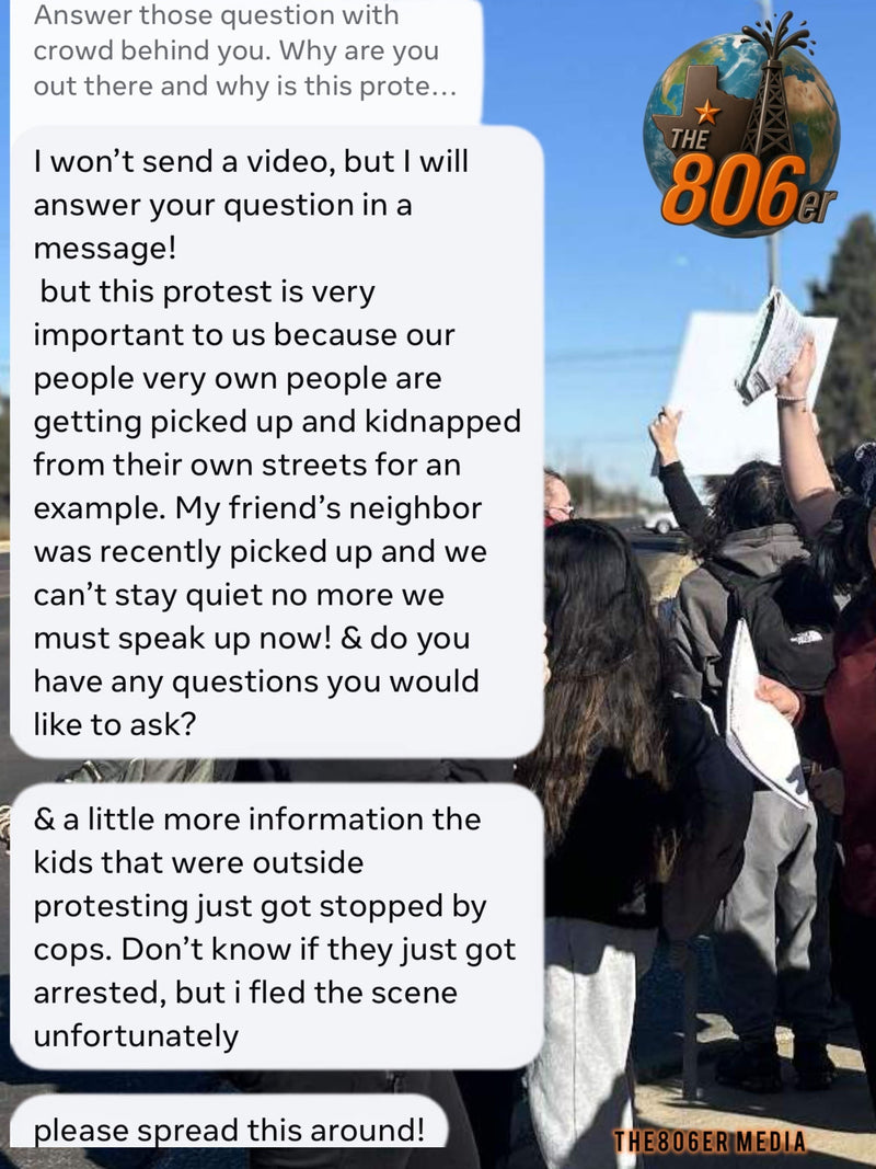 " We can’t stay quiet anymore, We must speak up now.” :Students Say Fear and Personal Experiences Drove Monterey High School ICE Protest