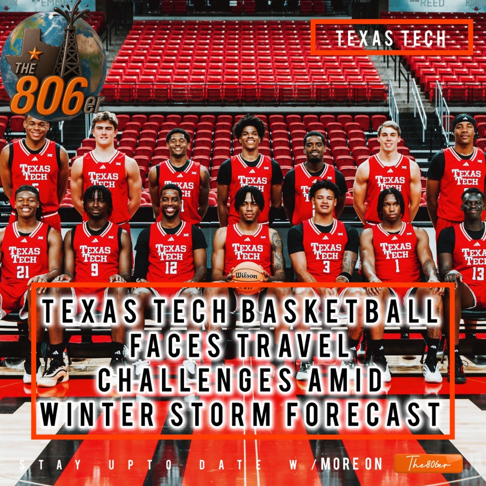 Texas Tech Basketball Faces Travel Challenges Amid Winter Storm Forecast